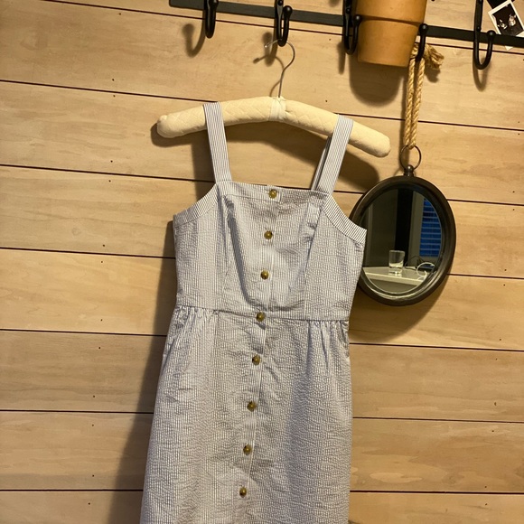 NWT J.Crew Mercantile Sleeveless Button Down Tank Dress - Picture 4 of 6